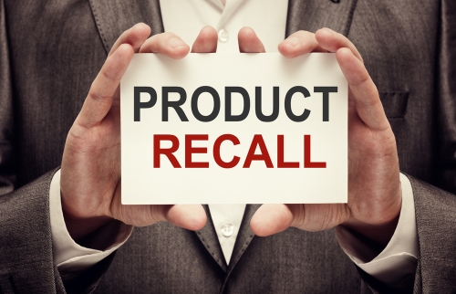 product recall sign