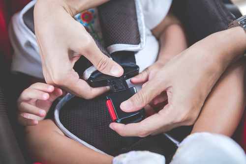 buckling a car seat