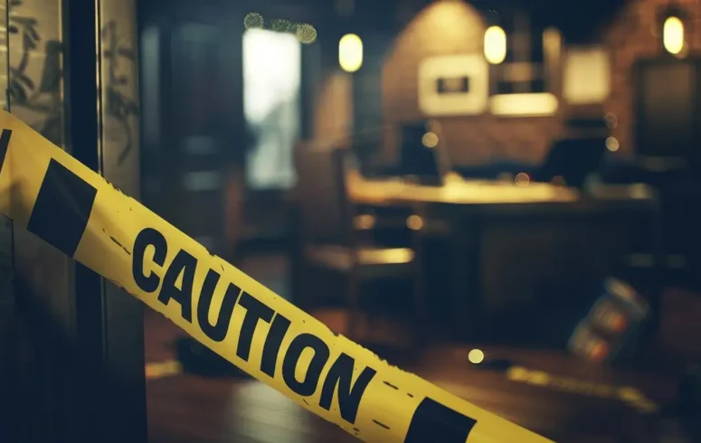 business crime scene