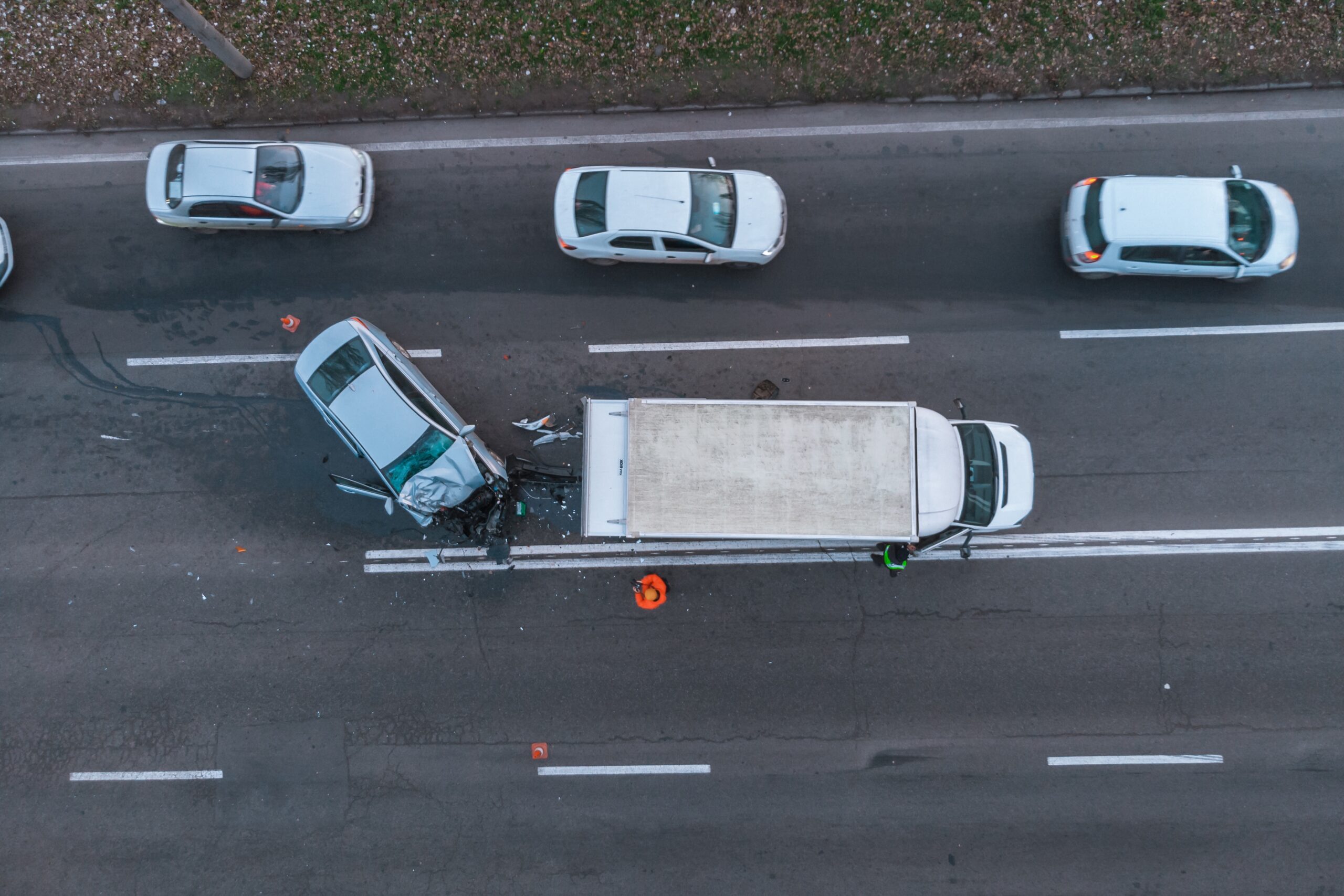 truck accident with passenger vehicle
